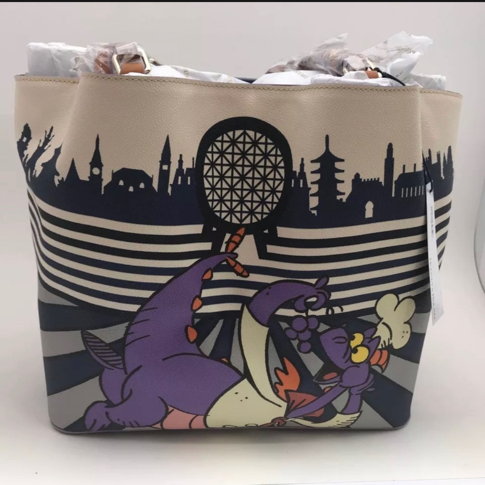 NWT EPCOT collectors Figment Epcot Dooney & Bourke Tote